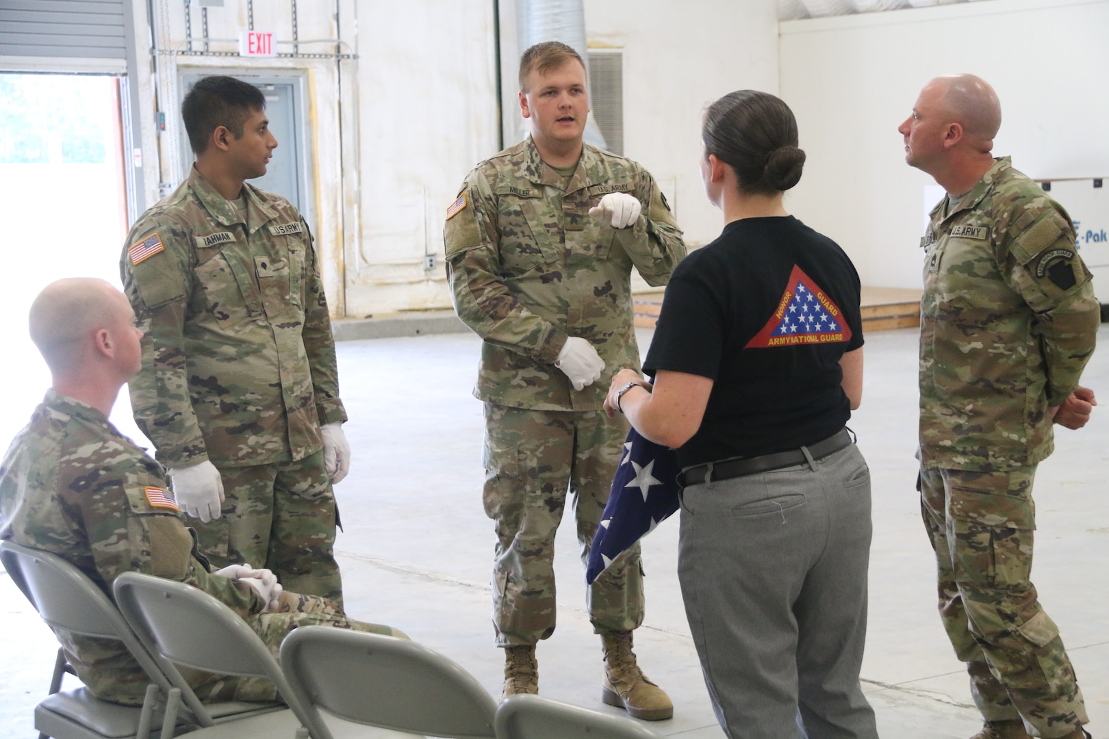 Military Funeral Honors Program hosts National Guard Soldiers from 4 states for funeral honors training