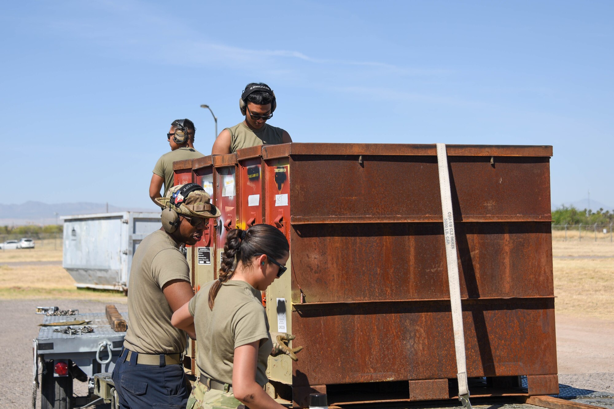 A photo of Airmen.