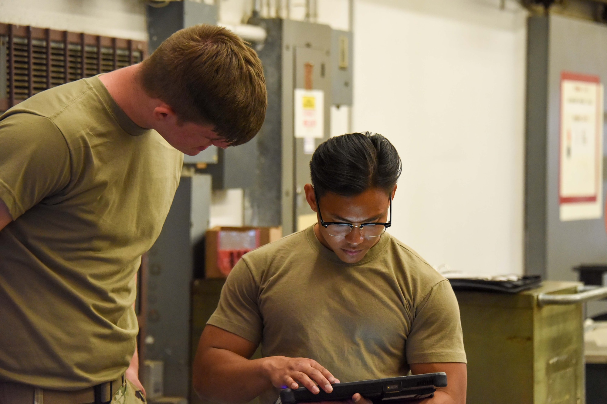 A photo of Airmen.