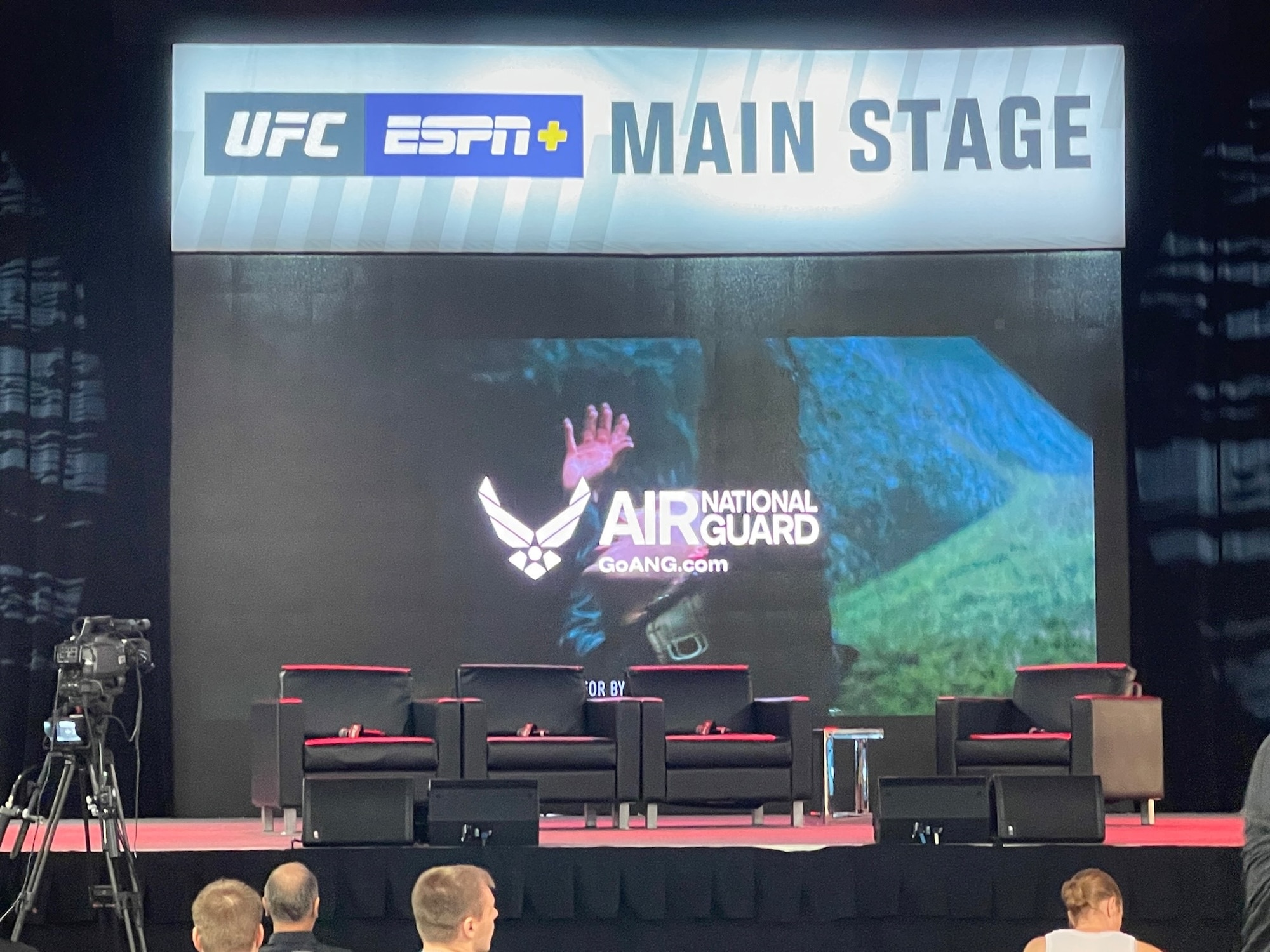 The Air National Guard’s national commercial debuted at the Ultimate Fighting Championship International Fight Week event in Las Vegas, June 27-July 3, 2022.
