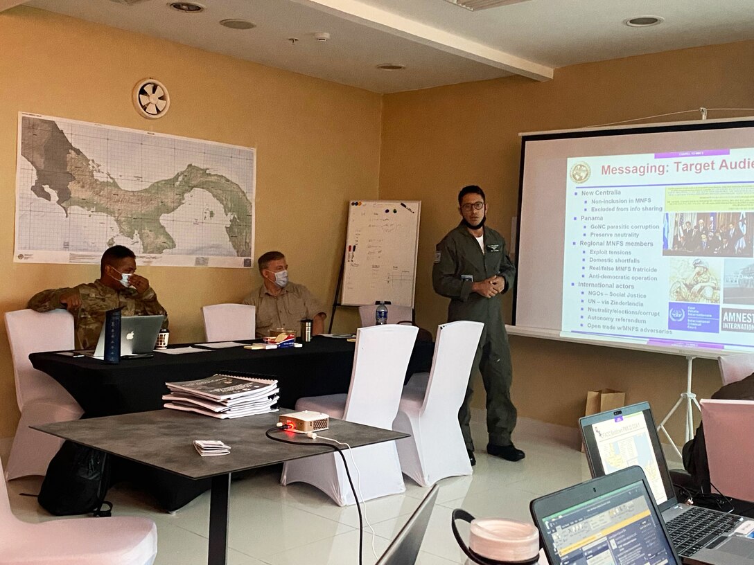 Twelfth Air Force (Air Forces Southern) personnel participated in a Planning in Crisis (PIC) conference in Panama City, Panama, 22-30 June, 2022. During this PIC component planners from 10 Caribbean and Latin American countries coordinated air force operations for the upcoming PANAMAX 2022 exercise.