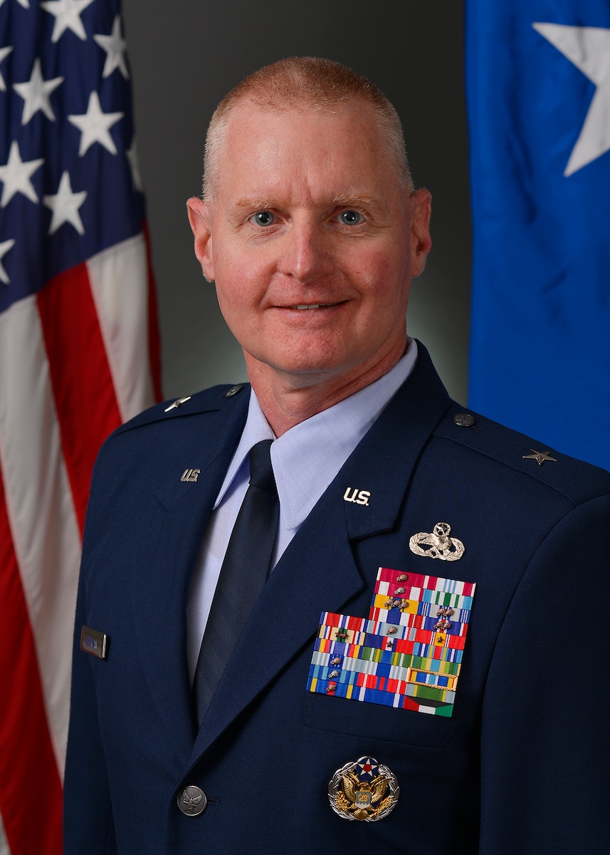 This is the official photo of Brig. Gen. Jon A. Eberlan.