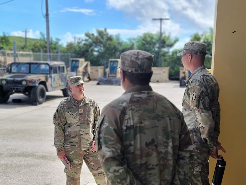 9th MSC command team celebrates July 4 in Guam, Saipan