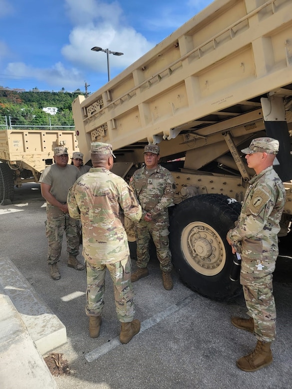 9th MSC command team celebrates July 4 in Guam, Saipan