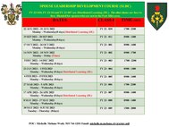 SLDC Schedule