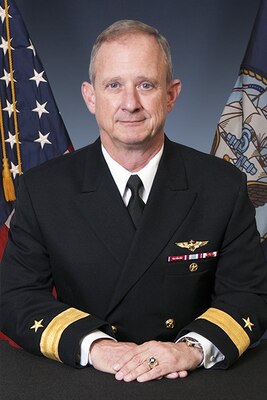 Official photo of Rear Adm. McCoy