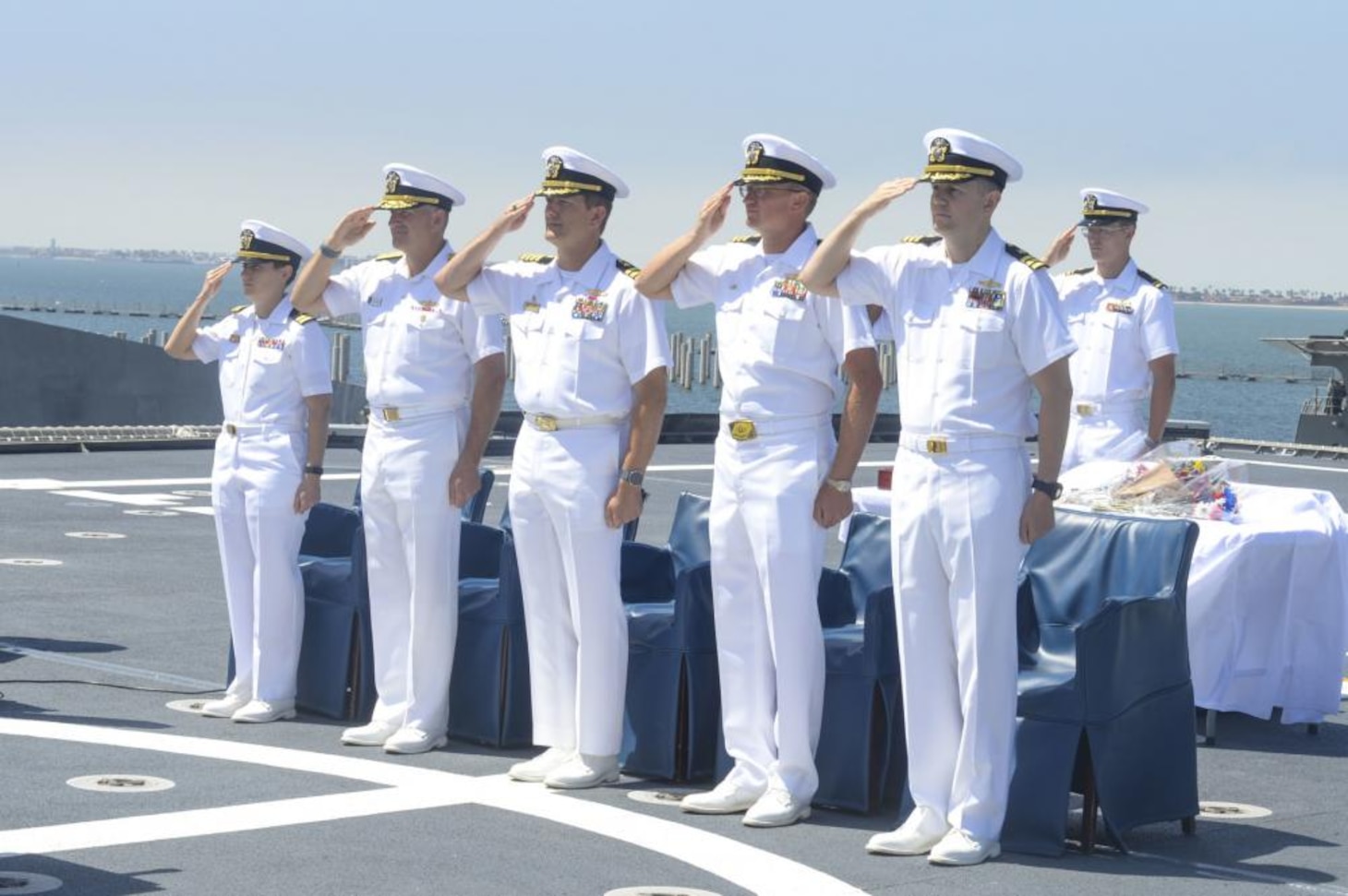 USS Mobile (LCS 26) Blue Crew Holds Change of Command Ceremony