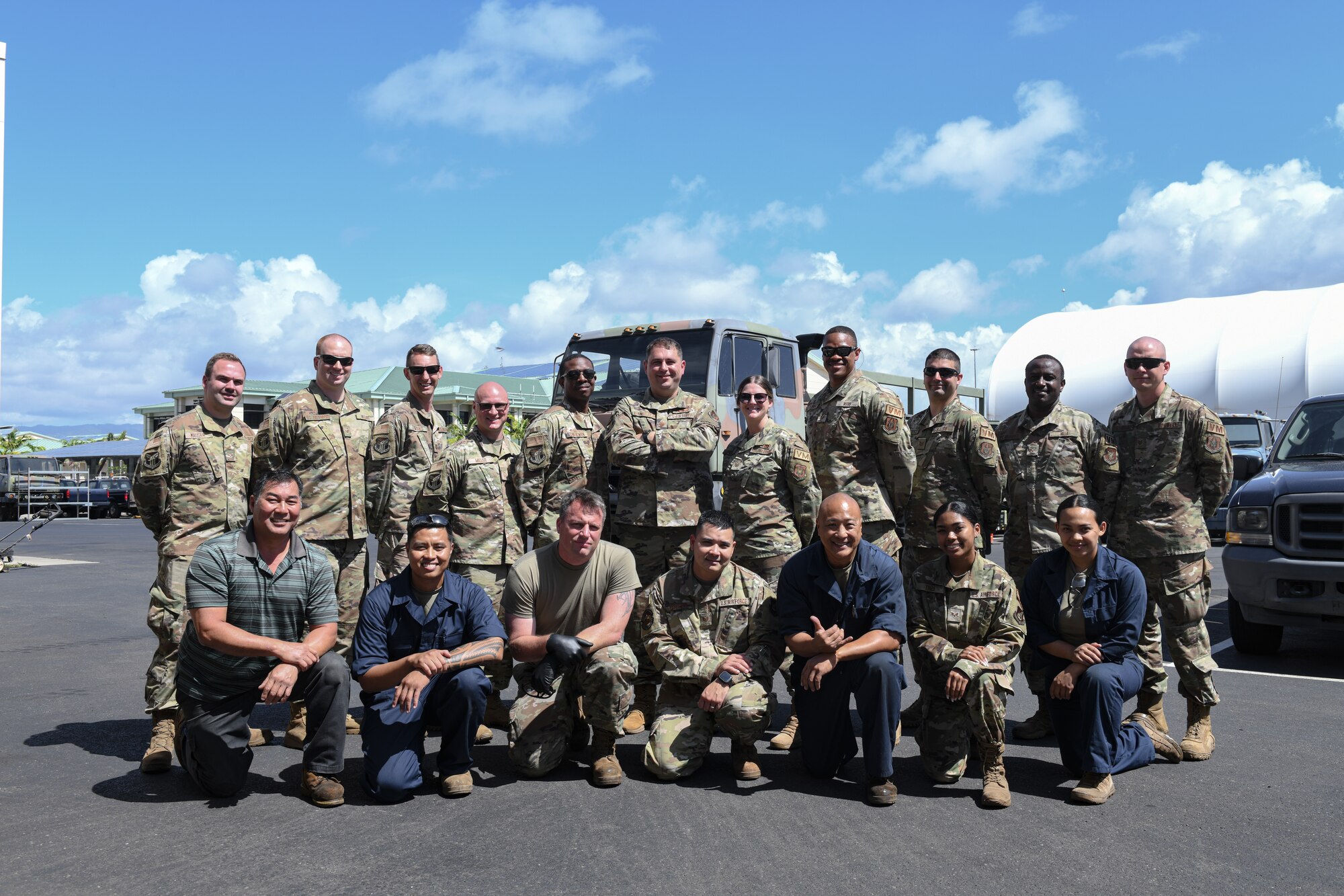 The 910th LRS was at JB Pearl Harbor-Hickham for annual tour to train with local active duty and guard members for an upcoming deployment.