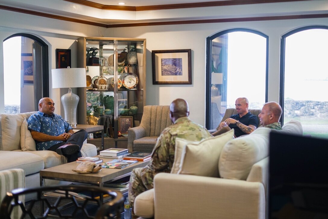 658th RSG command team visits Guam and Saipan