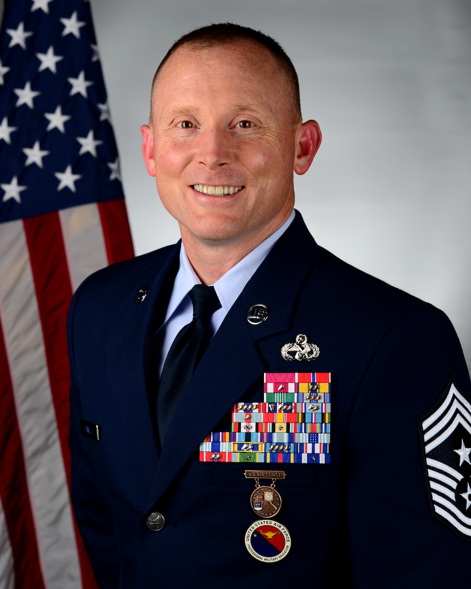 CMSgt Joshua Tidwell Official Photo