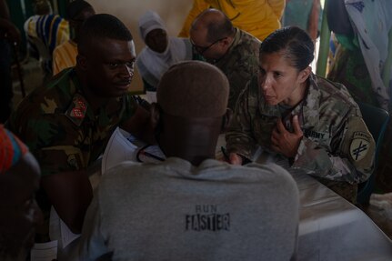 U.S. Africa Command special operations forces host medical civic action program in Ghana during African Lion