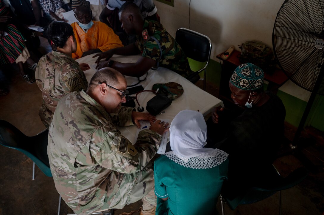 U.S. Africa Command Special Operations Forces host medical civic action program in Ghana during African Lion