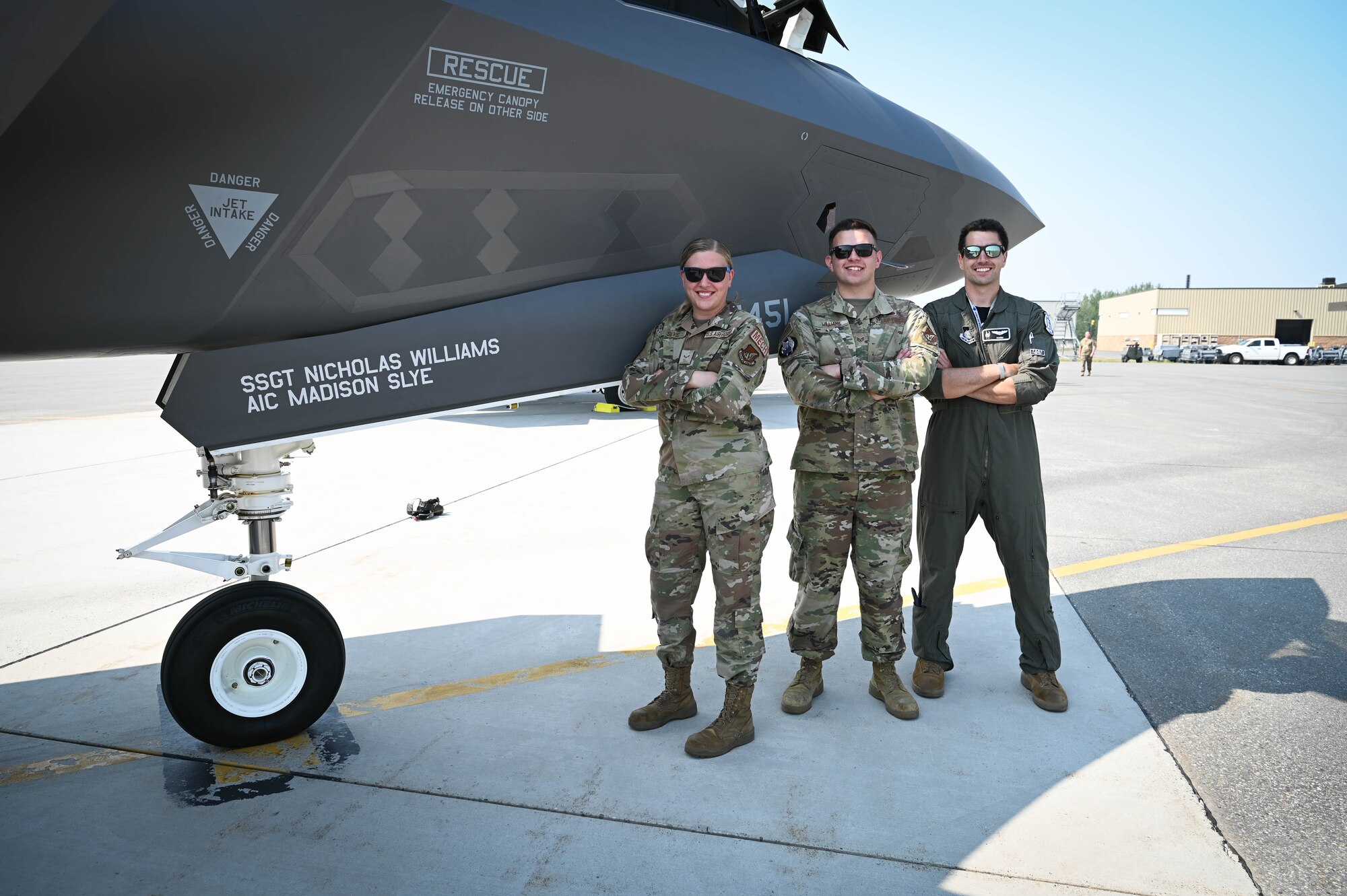 The 355th Fighter Squadron selected 27 Airmen to be recognized as Dedicated Crew Chiefs at a ceremony July 8, 2022, on Eielson Air Force Base, Alaska.