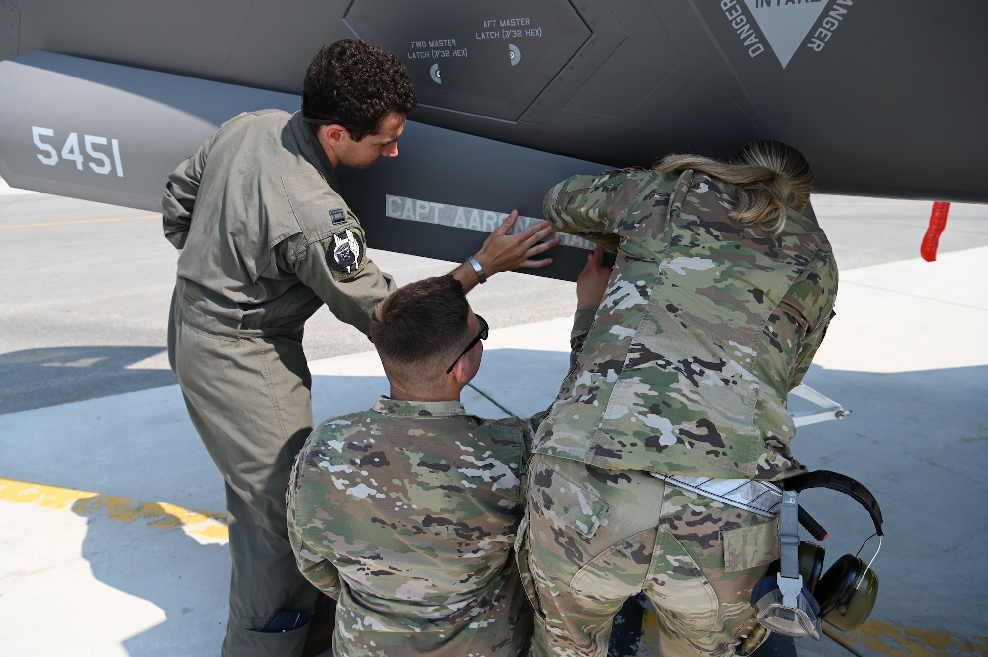 The 355th Fighter Squadron selected 27 Airmen to be recognized as Dedicated Crew Chiefs at a ceremony July 8, 2022, on Eielson Air Force Base, Alaska.