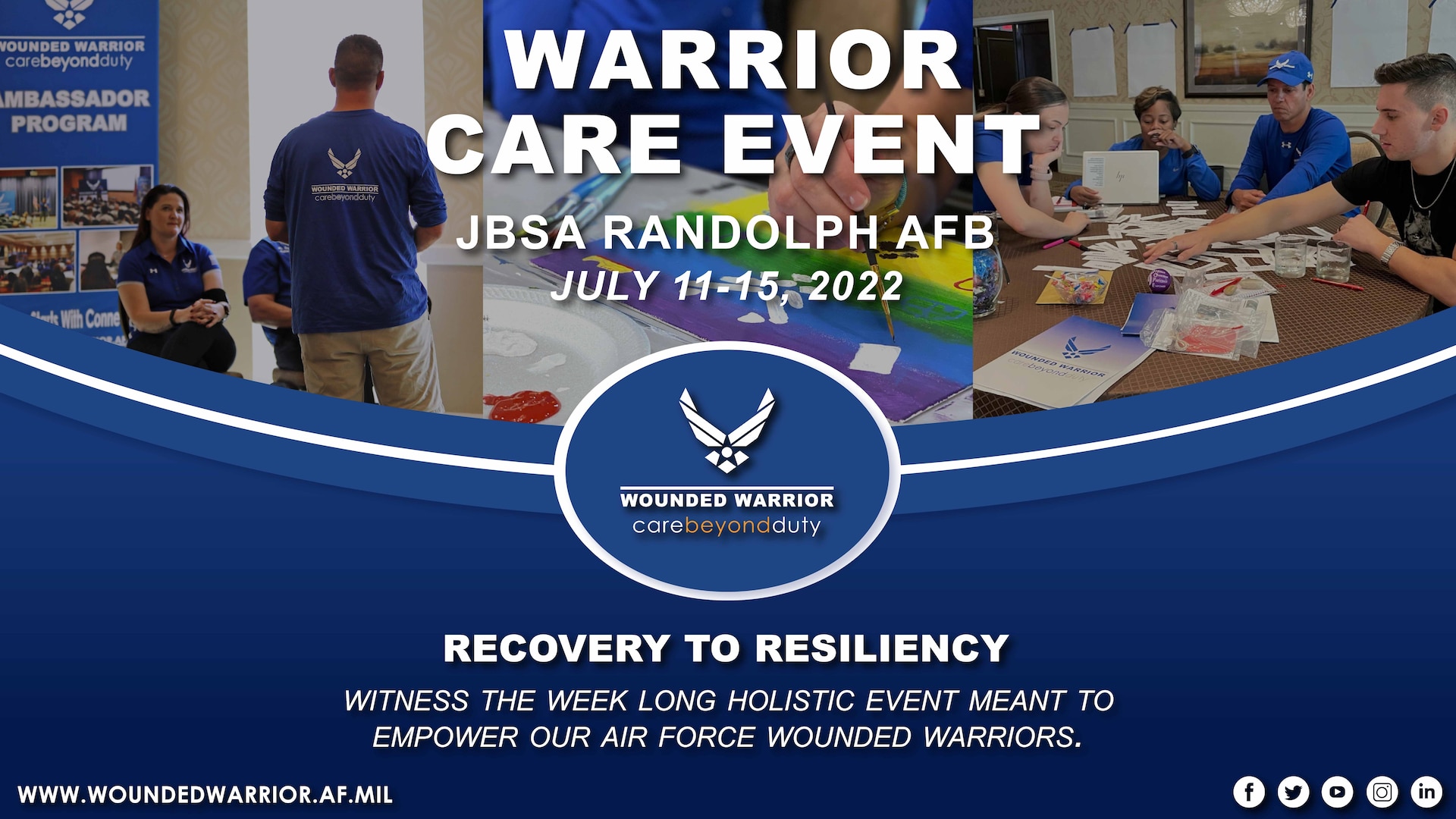 JBSA-Randolph hosts Air Force Wounded Warrior Program C.A.R.E. event