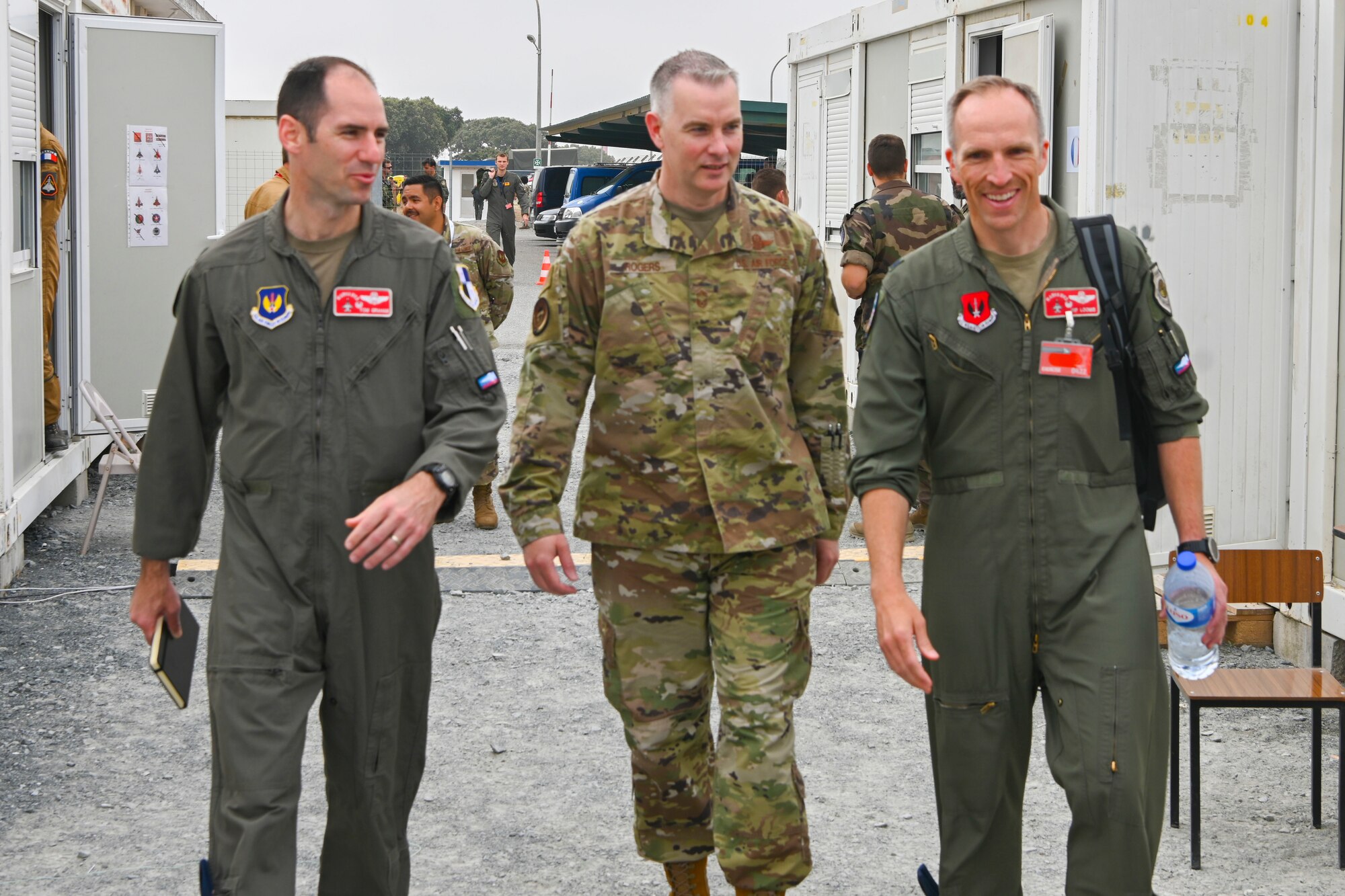 Col. Graham, Chief Rogers, and Lt. Col. Loomis
