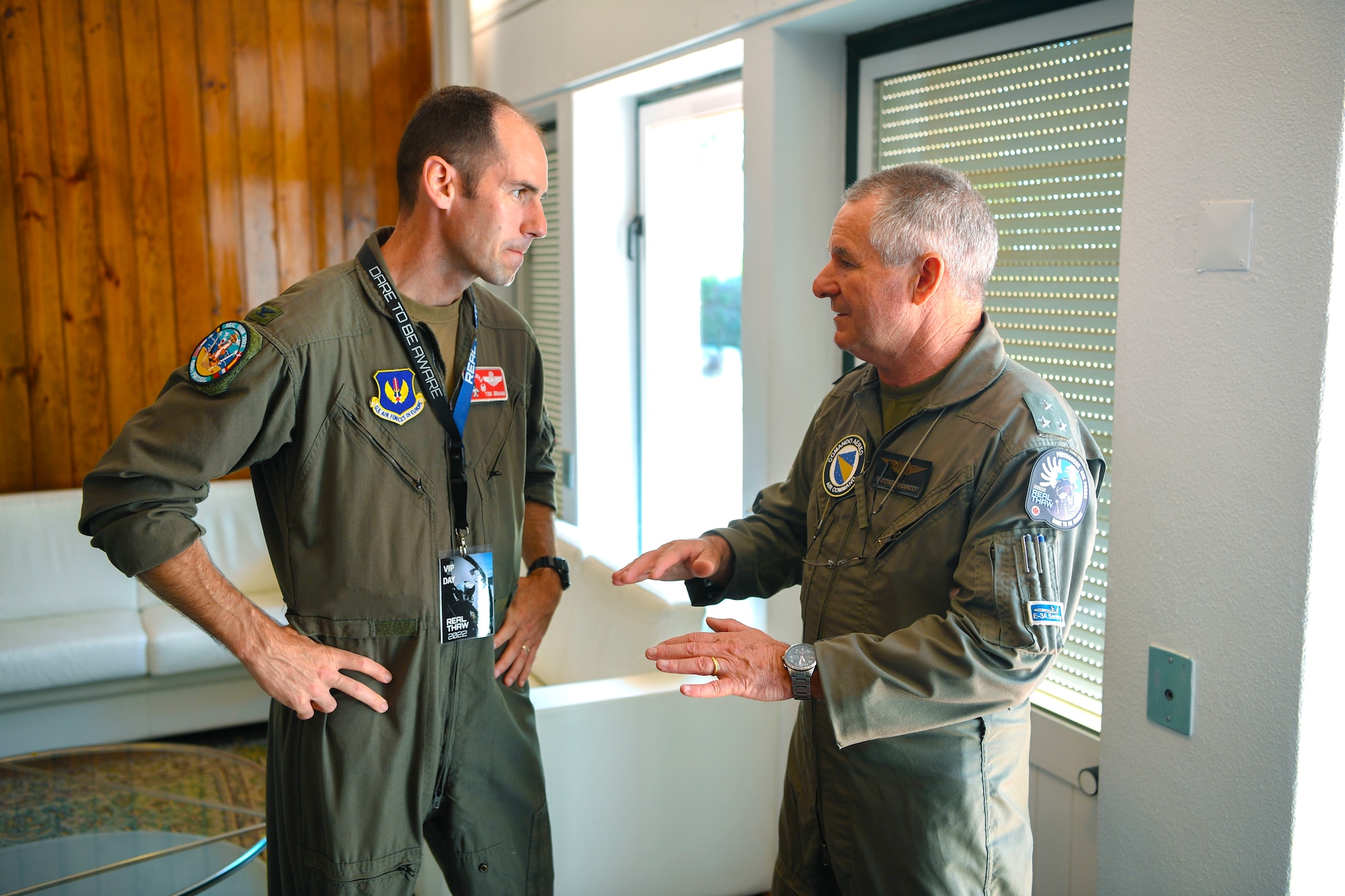 Col. Graham and. Lt. Gen. Branco
