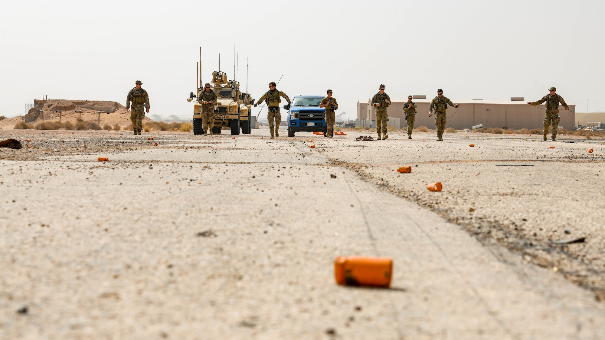 Civil engineers train to rapidly repair airfields