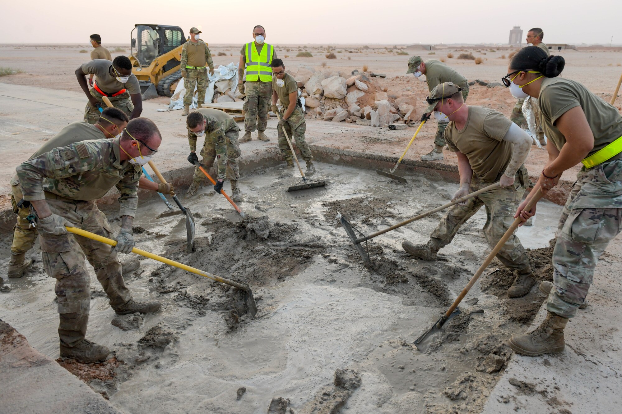 Civil engineers train to rapidly repair airfields