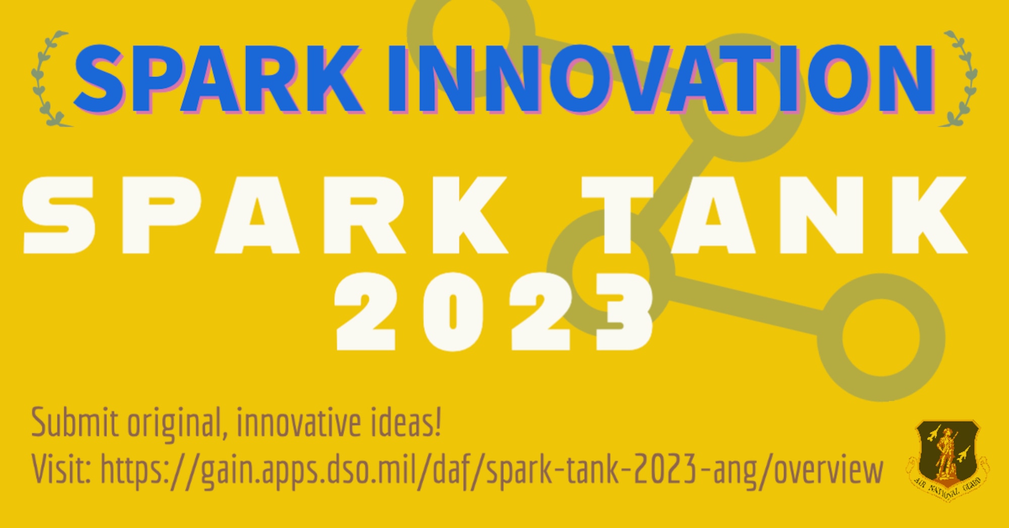 The Air National Guard is looking for Airmen with original and innovative ideas to compete in the 2023 Air Force Spark Tank competition, with preliminary rounds closing August 17, 2022.