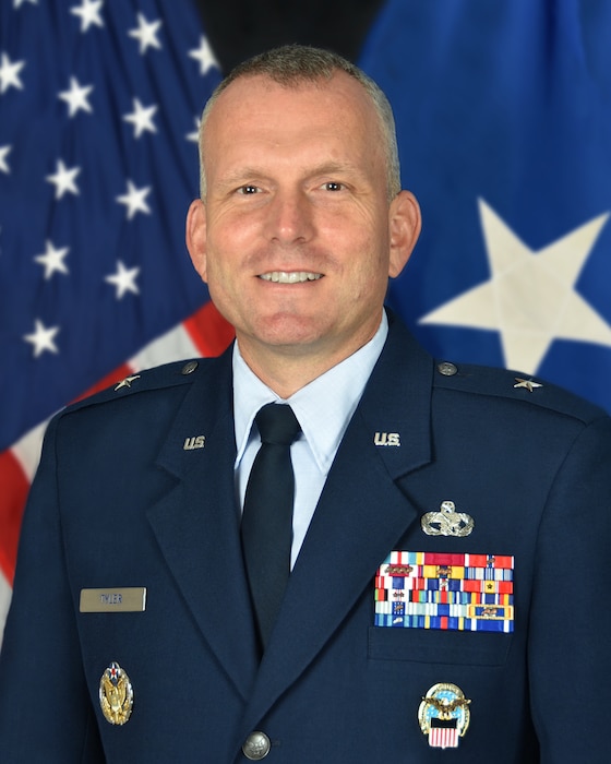This is the official portrait of Brig. Gen. Sean K. Tyler.