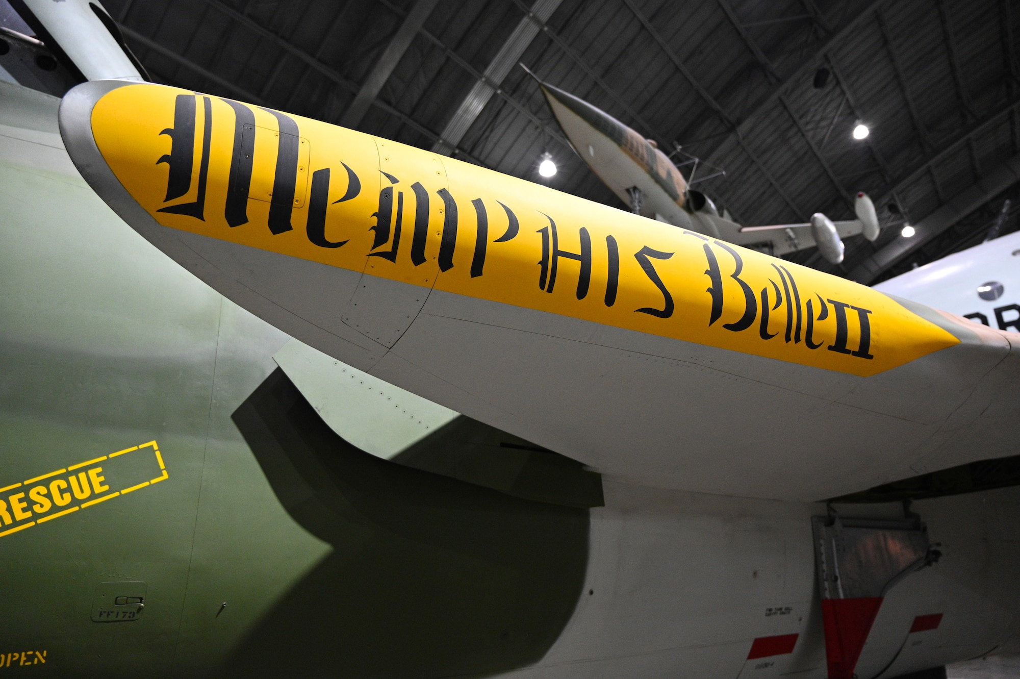 Republic F-105D Thunderchief exterior view of airplane.