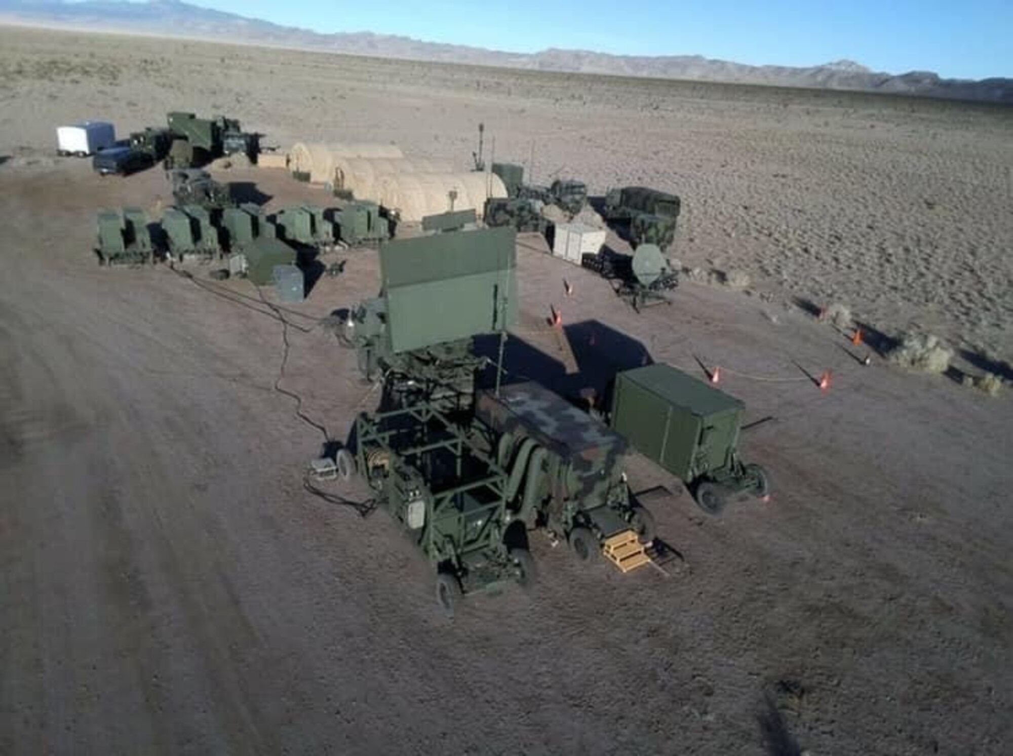 Together the 729th Air Control Squadron and the Utah Air National Guard's 109th Air Control Squadron partner and train at a Control Reporting Center in undisclosed location in 2022.