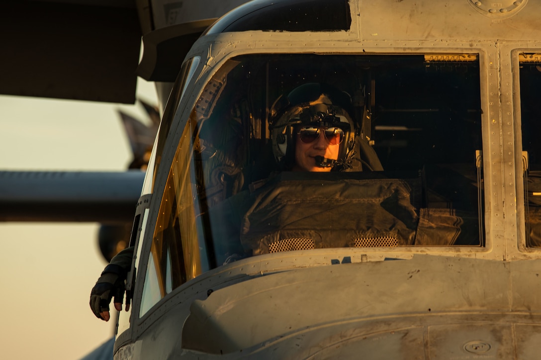 U.S. Marine Corps Lt. Col. Joseph Andrejack, commanding officer of the Aviation Combat Element, 22nd Marine Expeditionary Unit, conducts pre-flight checks aboard the Wasp-class amphibious assault ship USS Kearsarge in the Atlantic Ocean, July 11, 2022. The Kearsarge Amphibious Ready Group and 22nd MEU, under the command and control of Task Force 61/2, is on a scheduled deployment in the U.S. Naval Forces Europe area of operations, employed by U.S. Sixth Fleet to defend U.S., allied and partner interests.