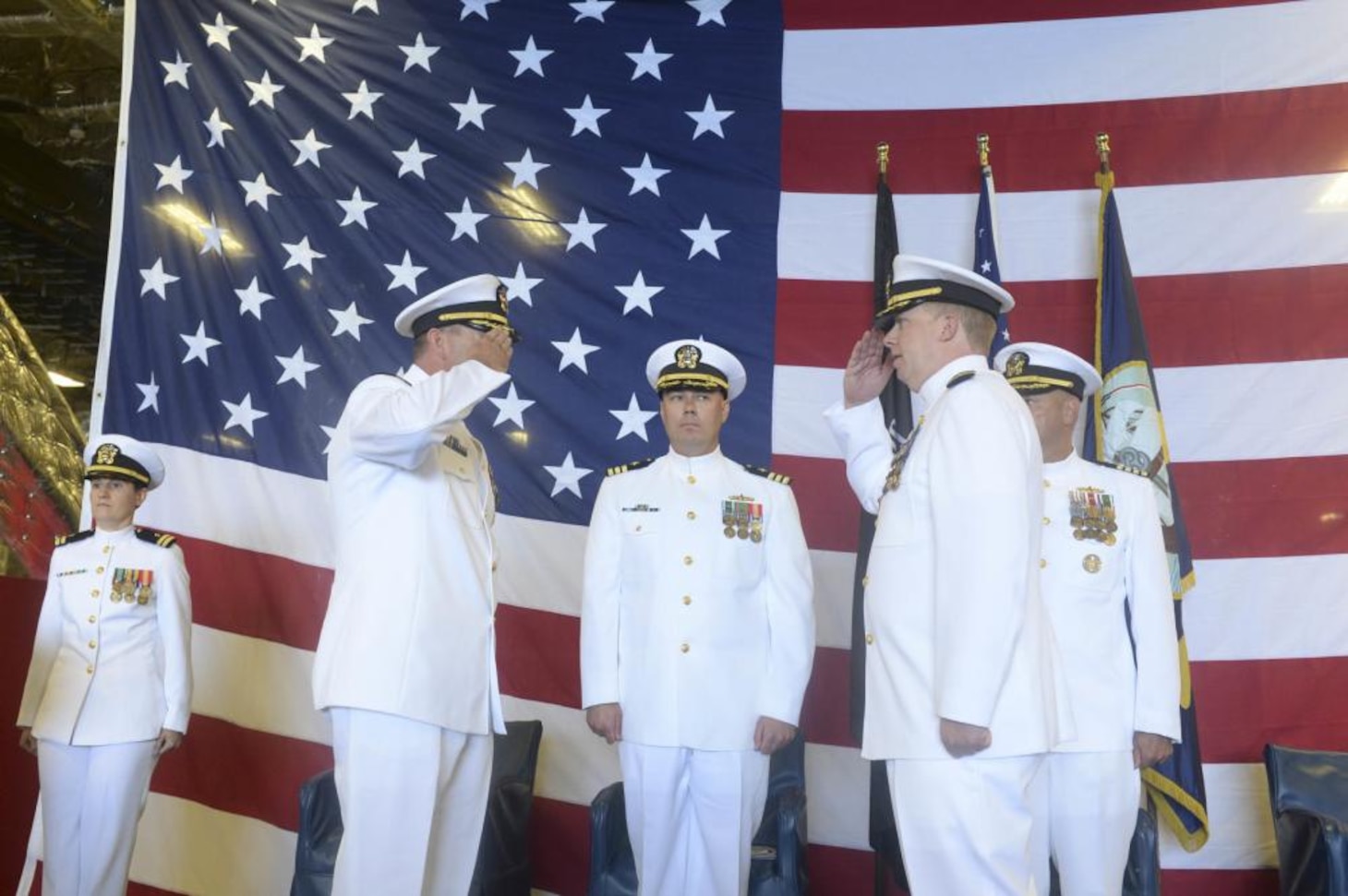 USS Cincinnati (LCS 20) Holds Change of Command