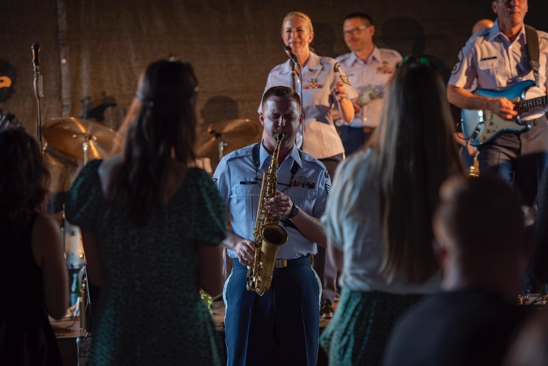 USAFE Ambassadors Rock Band visits Saxony-Anhalt outreach tour