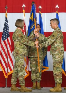 Brig. Gen. Shannon Smith assumes Command as 113th Wing Commander, at a ceremony at the 113th Wing July 15, 2022. Brig. Gen. John J. Campo continue as Director of Joint Staff of the DCNG.