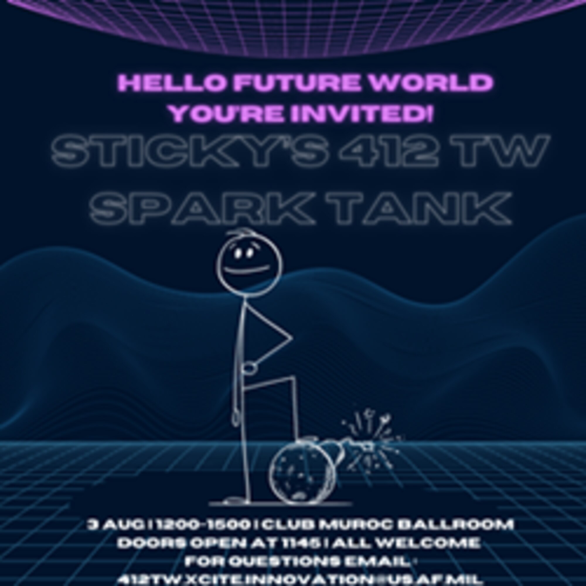 The Top 15 Finalists (out of 78 ideas) are chosen for the competition. The 412 TW Spark Tank is a competition featuring the Wing's Top innovators, like the popular show
"Shark Tank."
