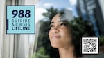 New suicide and crisis lifeline – 988 – now available throughout the United States for immediate crisis care. (Graphic courtesy Substance Abuse and Mental Health Services Administration)