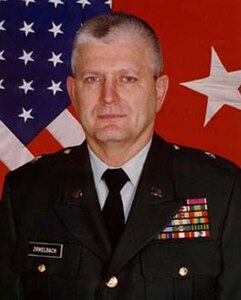 Brigadier General Mark Zirkelbach assumed duties as Deputy Adjutant General, Iowa Army National Guard, Camp Dodge, Johnston, Iowa on 31 August 2001.