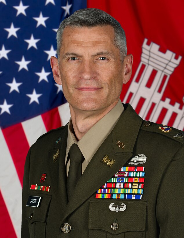 Memphis District Commander Col. Brian D. Sawser