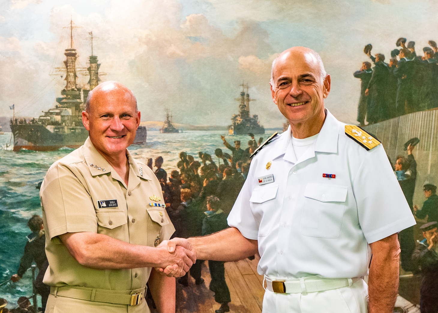 CNO y Comandante en Jefe de la Armada de Chile discuten asociación > Armada de los Estados Unidos > mostrar comunicados de prensa