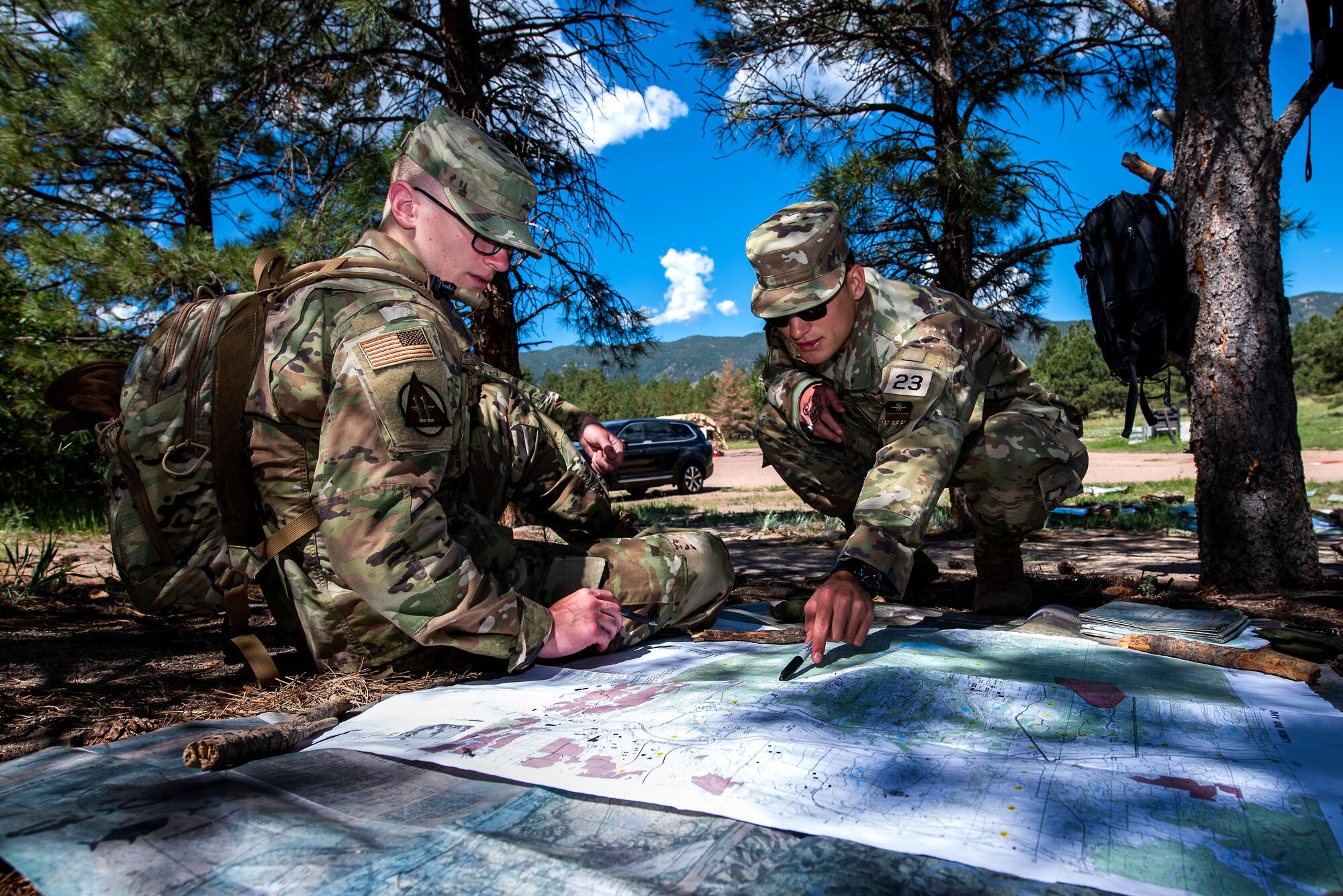 Cadets participate in SERE training