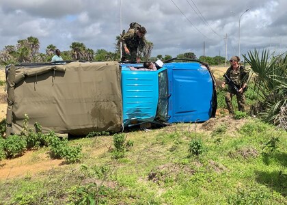 Task Force Red Dragon Soldiers saves lives in Kenya