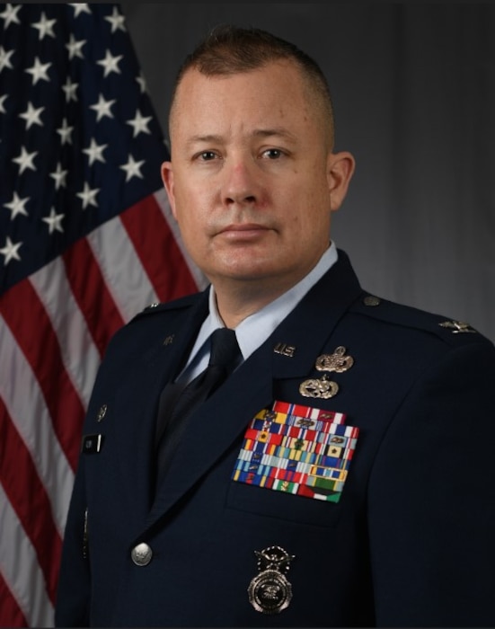 Official photo of Col. James M. Clark
