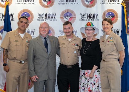 Navy Talent Acquisition Group San Antonio hosts frocking ceremony