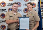 Navy Talent Acquisition Group San Antonio hosts frocking ceremony