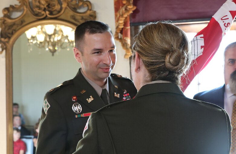 Lt. Col. Brett Boyle assumed command of the U.S. Army Corps of Engineers, Detroit District, July 19, in a Change of Command ceremony rich with symbolism and heritage in Detroit.