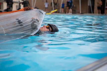 149th Fighter Wing pilots undergo water survival training