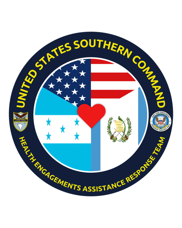 Logo for the Health Engagements Assistance Response Team operation, HEART 22.