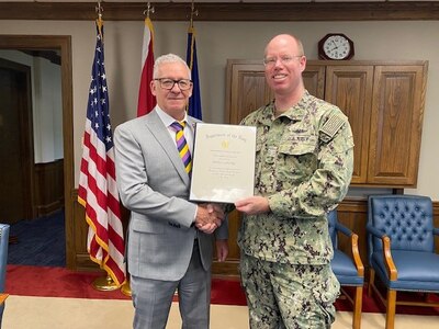 Two NSWC Crane employees receive DON Meritorious Civilian Service Awards