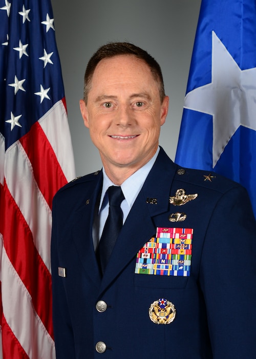 Brig. Gen. Tad Clark official photo