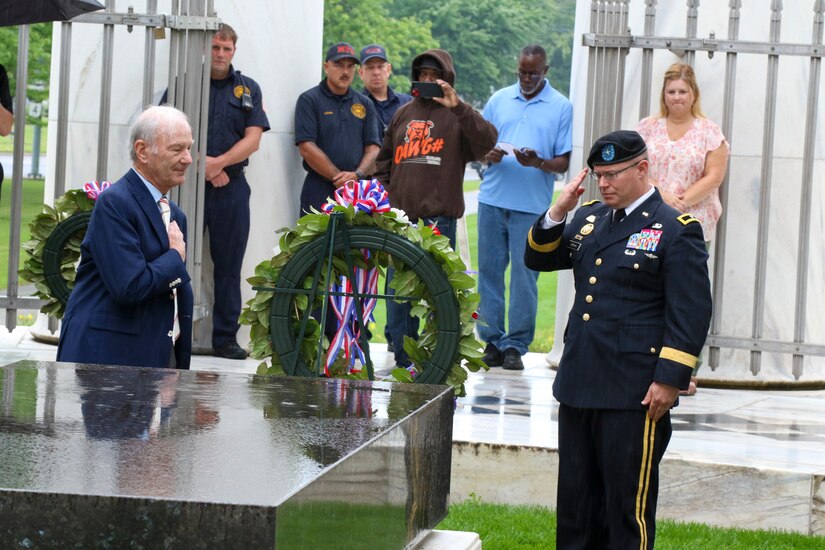 Army Reserve helps honor former president