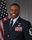 U.S. Air Force Master Sgt. Kade Forrester, a graduate student at Naval Postgraduate School in Monterey, Calif., poses for an official photo on Joint Base Anacostia-Bolling, Washington, D.C., Sept. 21, 2021. Forrester was selected for 12 Outstanding Airmen of the Year 2022 by the Air Force. This award recognizes enlisted personnel for exceptional job performance, superior leadership and personal achievements. (U.S. Air Force photo by Tech. Sgt. Kayla White)