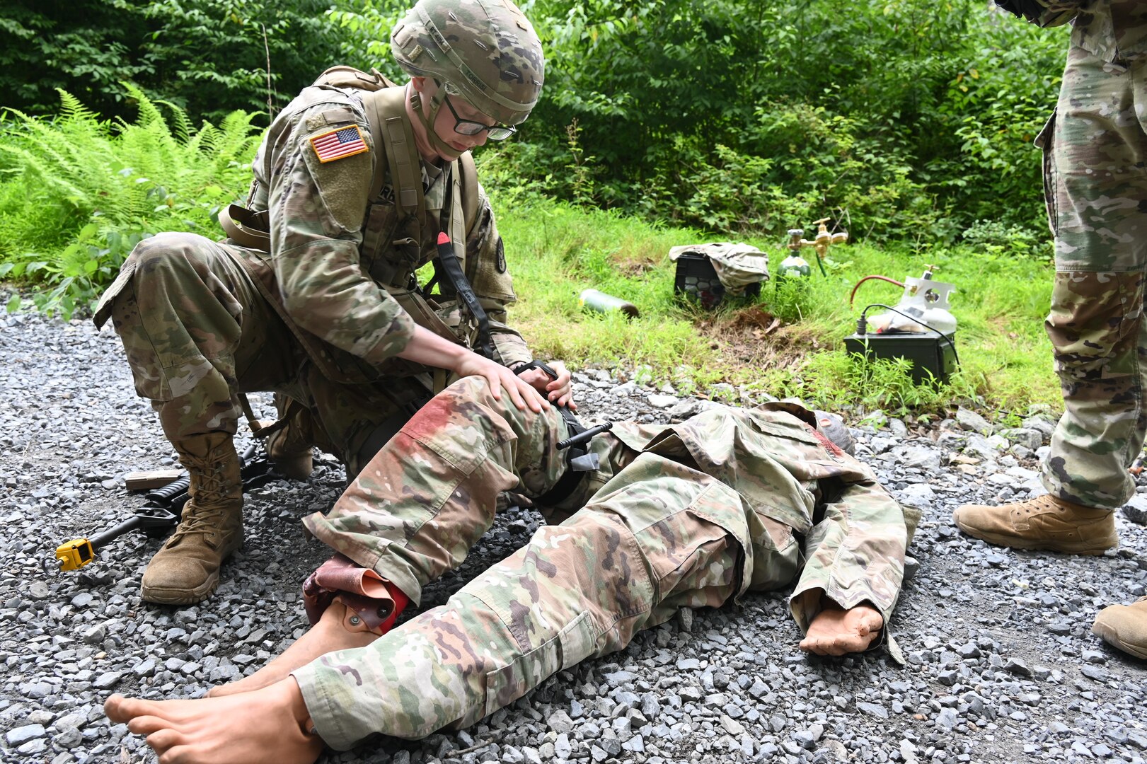 Eight Soldiers compete in the Fort Meade MEDDAC 3rd Quarter Best Leader Competition July 5-8.