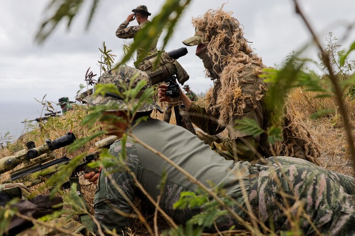 Snipers Hone Their Skills During RIMPAC 2022